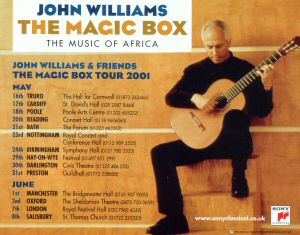 John Williams and Friends: Magic Box Tour